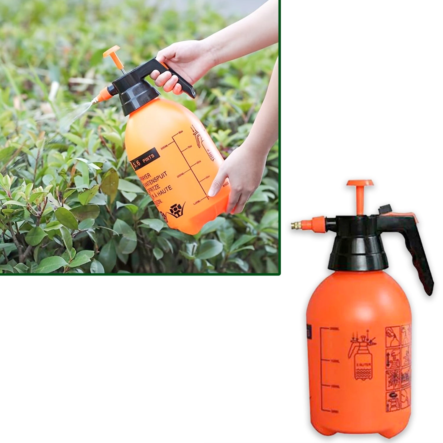 Hand-held pump sprayer for garden Hand-held pump sprayer for garden